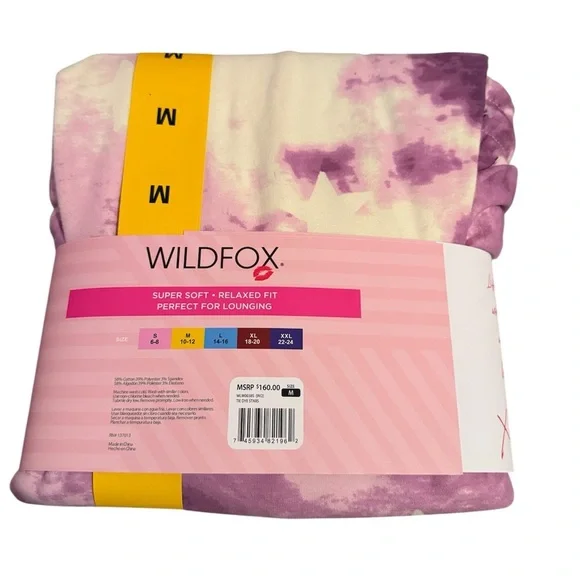 Wildfox Sweatshirt & Short Lounge Set In Tie Dye Stars ✨2️⃣ - Picture 7 of 10